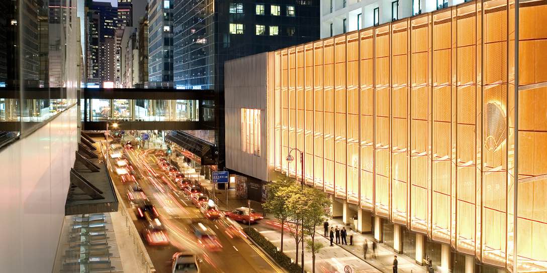 The Landmark Mandarin Oriental Hong Kong luxury suite with modern design and city views