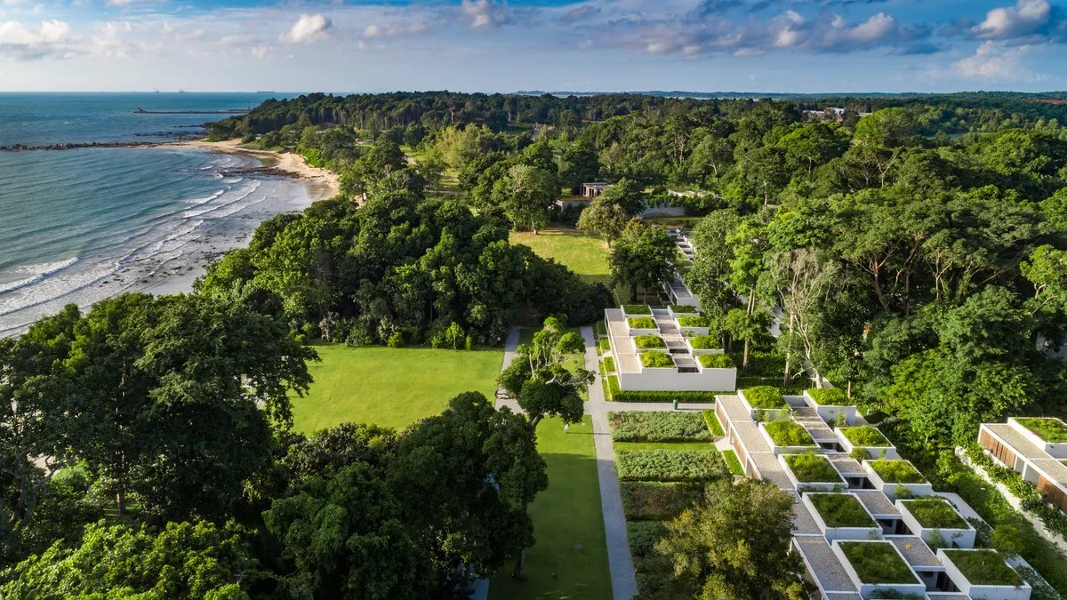 The Sirēya Desaru Coast beachfront resort with tropical villas and ocean views