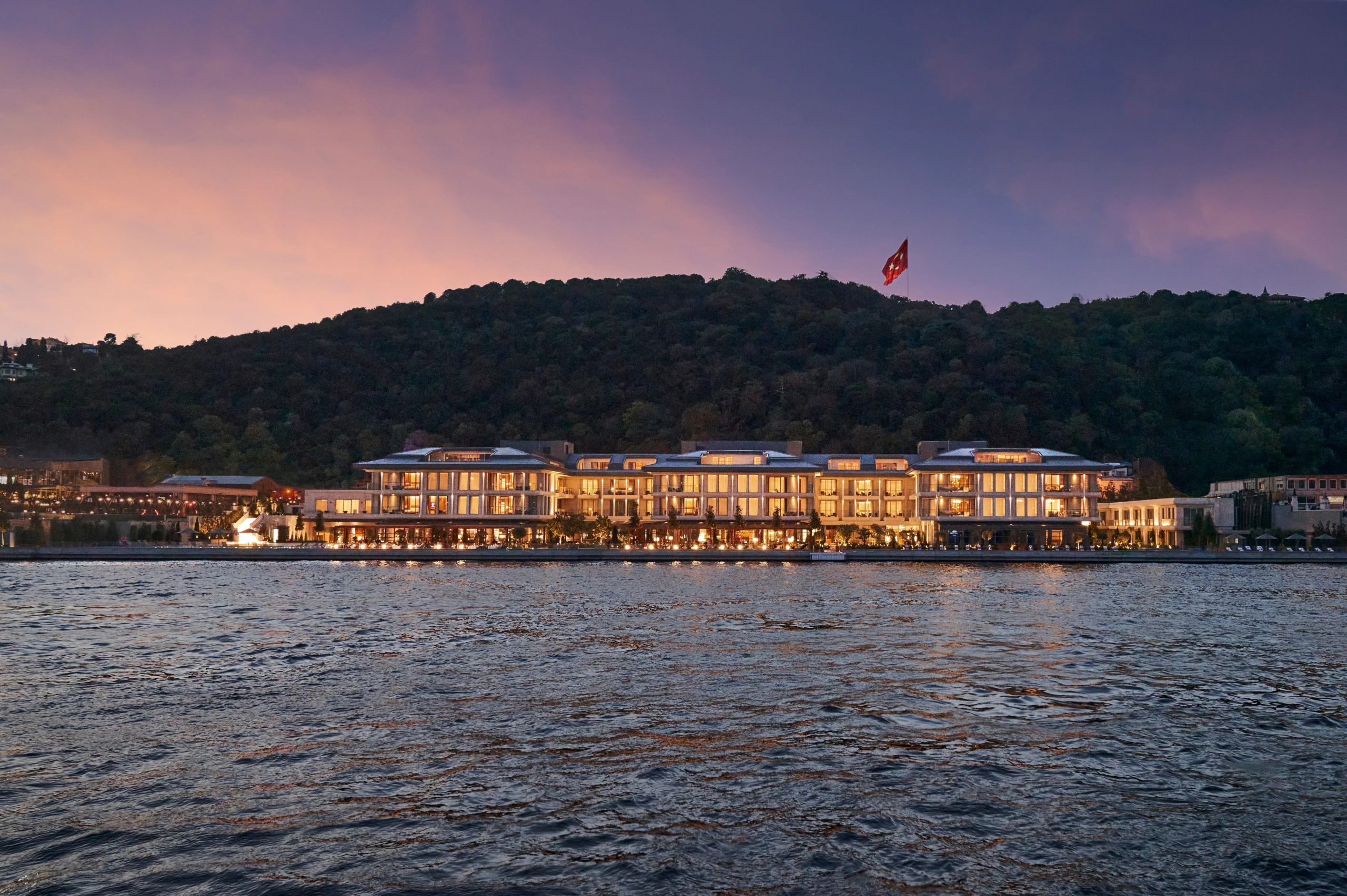Mandarin Oriental Istanbul overlooking the Bosphorus with elegant waterfront design and luxury ambiance